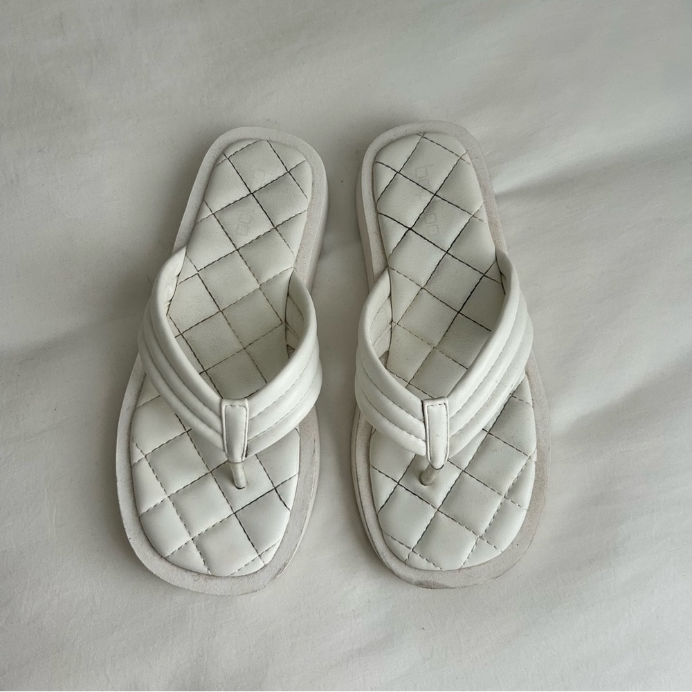Boohoo platform thong sandals